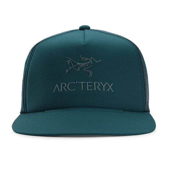 ARCTERYX - Logo Trucker Hat - Adjustable - Labyrinth Green - Quick-Dry - Light - Picture 1 of 8